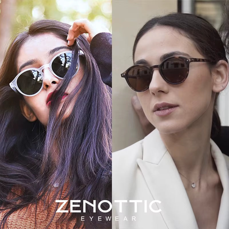 Retro Polarized Sunglasses 2023 2024 Men Women Vintage Small round Frame Sun Glasses Polarized Lens UV400 Goggles Shade