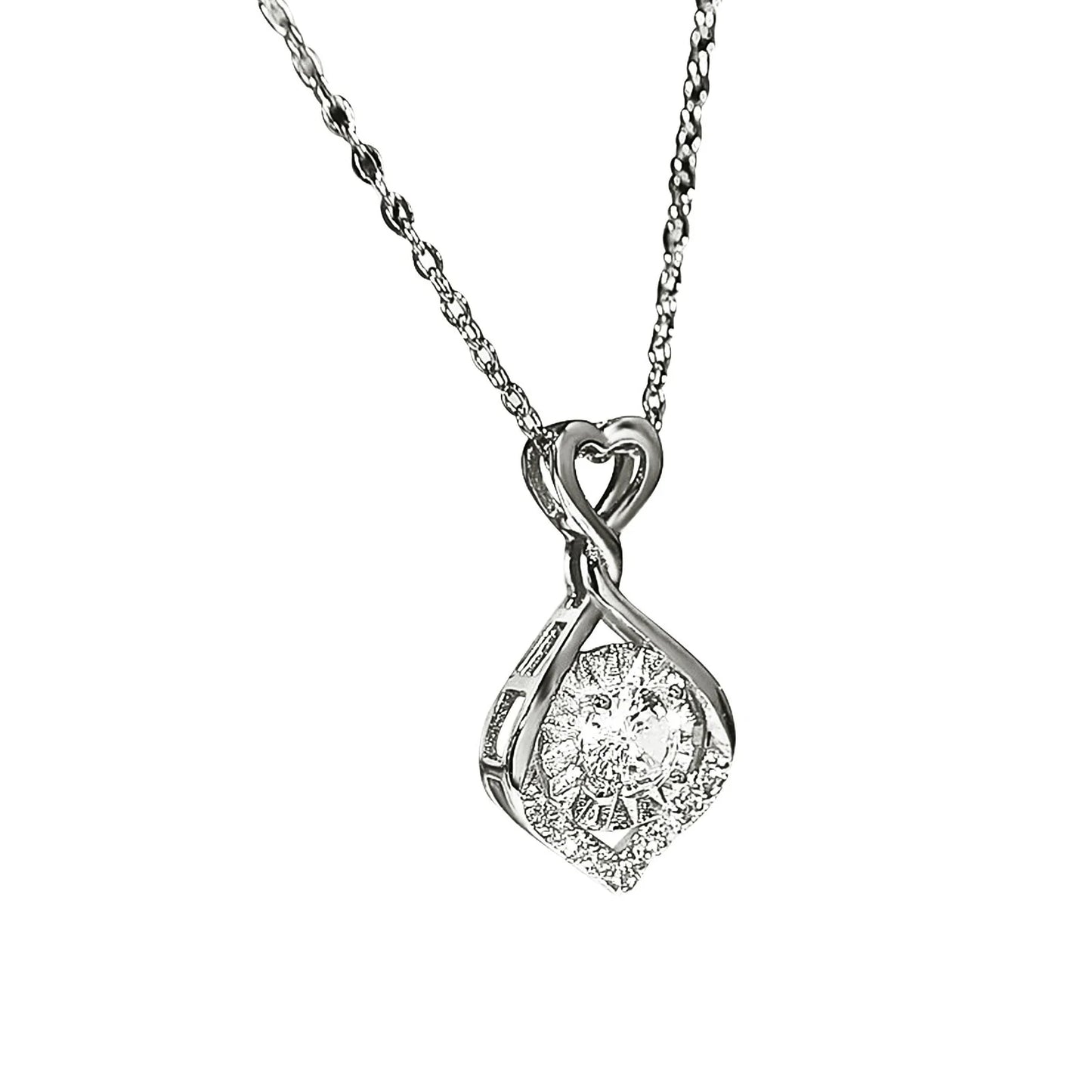 Clearance! Necklaces for Women Heart-Shaped Necklace Trendy Clavicle Chain Temperament Hanging Neck Jewelry Jewelry White