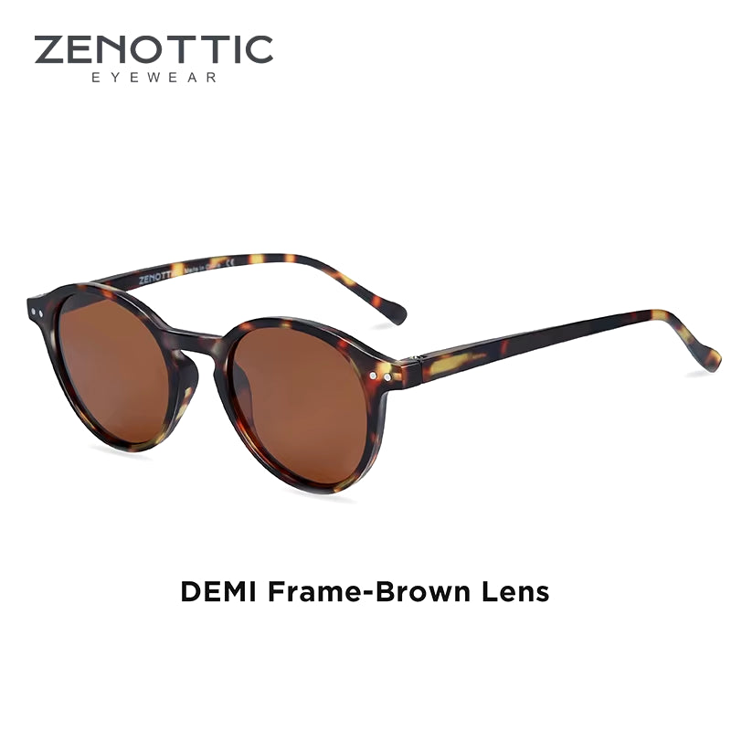 Retro Polarized Sunglasses 2023 2024 Men Women Vintage Small round Frame Sun Glasses Polarized Lens UV400 Goggles Shade