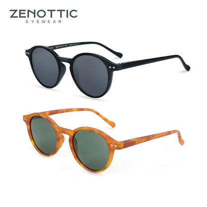 Retro Polarized Sunglasses 2023 2024 Men Women Vintage Small round Frame Sun Glasses Polarized Lens UV400 Goggles Shade
