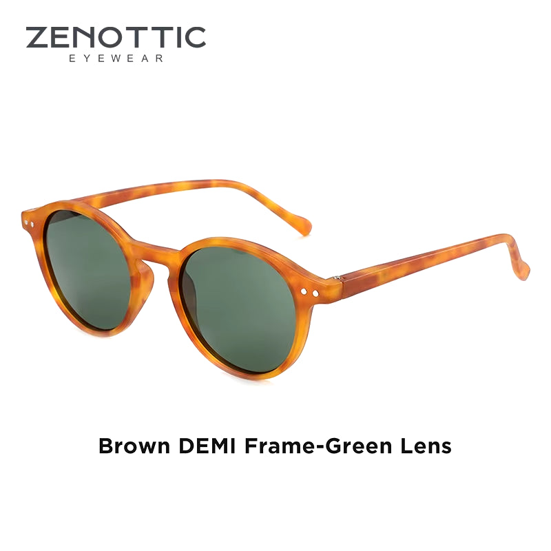 Retro Polarized Sunglasses 2023 2024 Men Women Vintage Small round Frame Sun Glasses Polarized Lens UV400 Goggles Shade