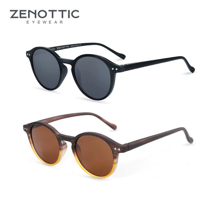 Retro Polarized Sunglasses 2023 2024 Men Women Vintage Small round Frame Sun Glasses Polarized Lens UV400 Goggles Shade
