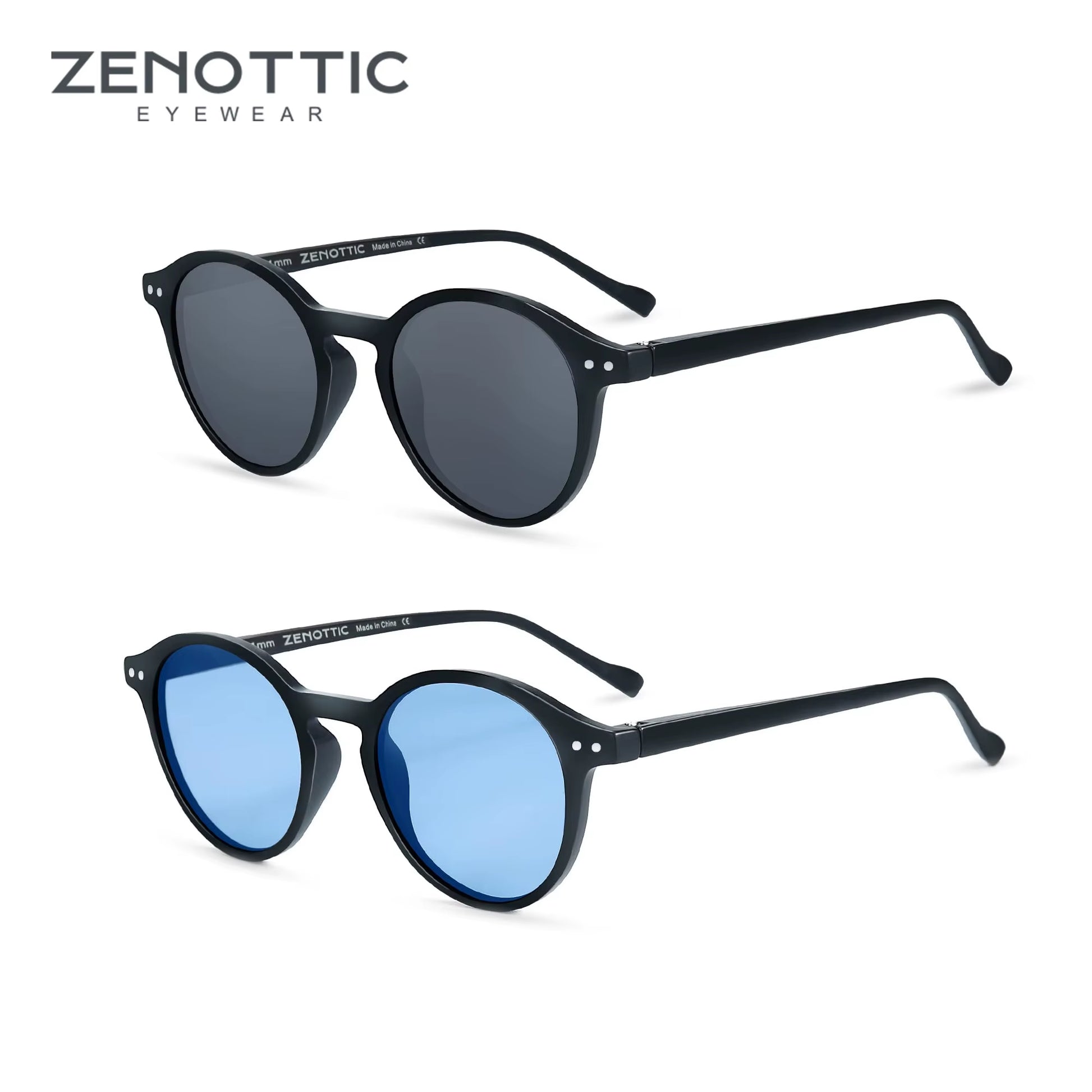 Retro Polarized Sunglasses 2023 2024 Men Women Vintage Small round Frame Sun Glasses Polarized Lens UV400 Goggles Shade